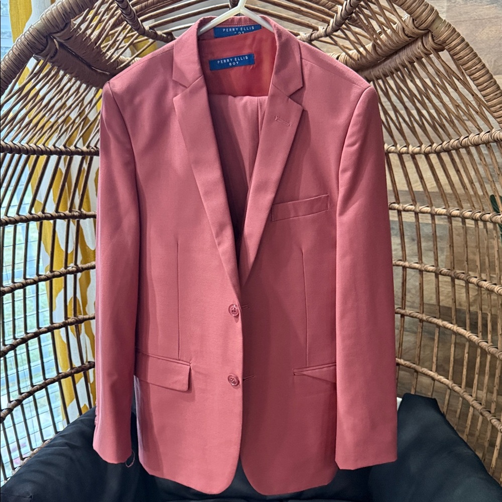 Perry Ellis Salmon Blazer